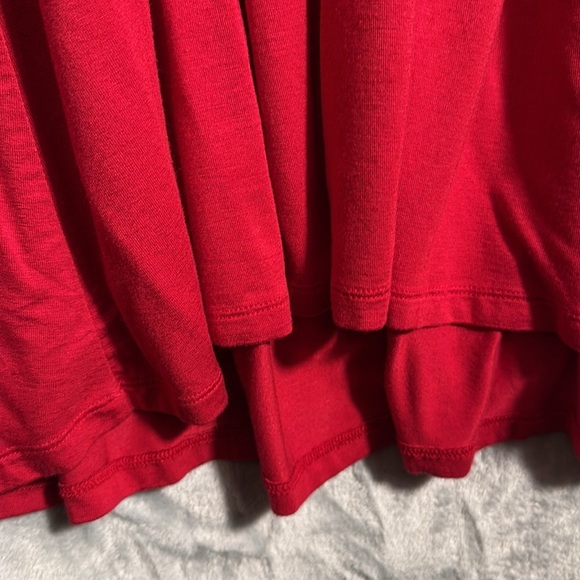 NWT Torrid Red choker‎ lace babydoll top  Sleeveless Lace  torrid size 2 18 / 20 - Picture 6 of 9